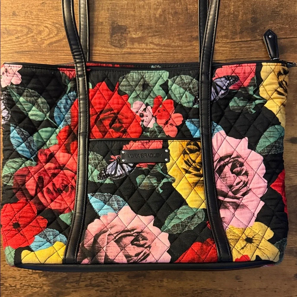 Vera Bradley Multicolor Floral Quilted Tote - Picture 3 of 8